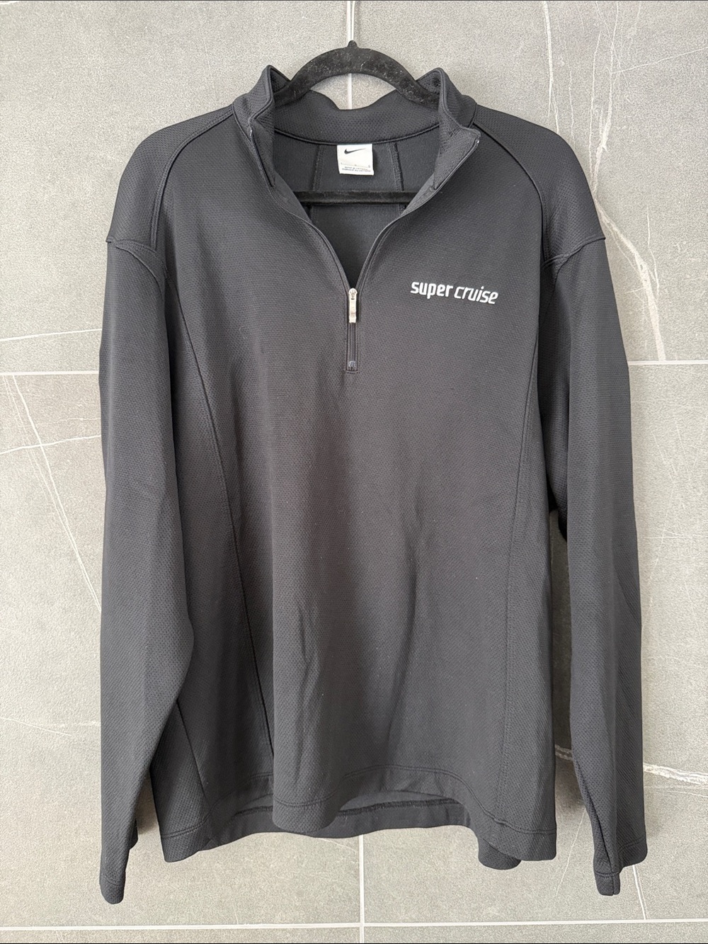 General Motors / Onstar Nike Men's Black Quarter-Zip Pullover - Men’s Large